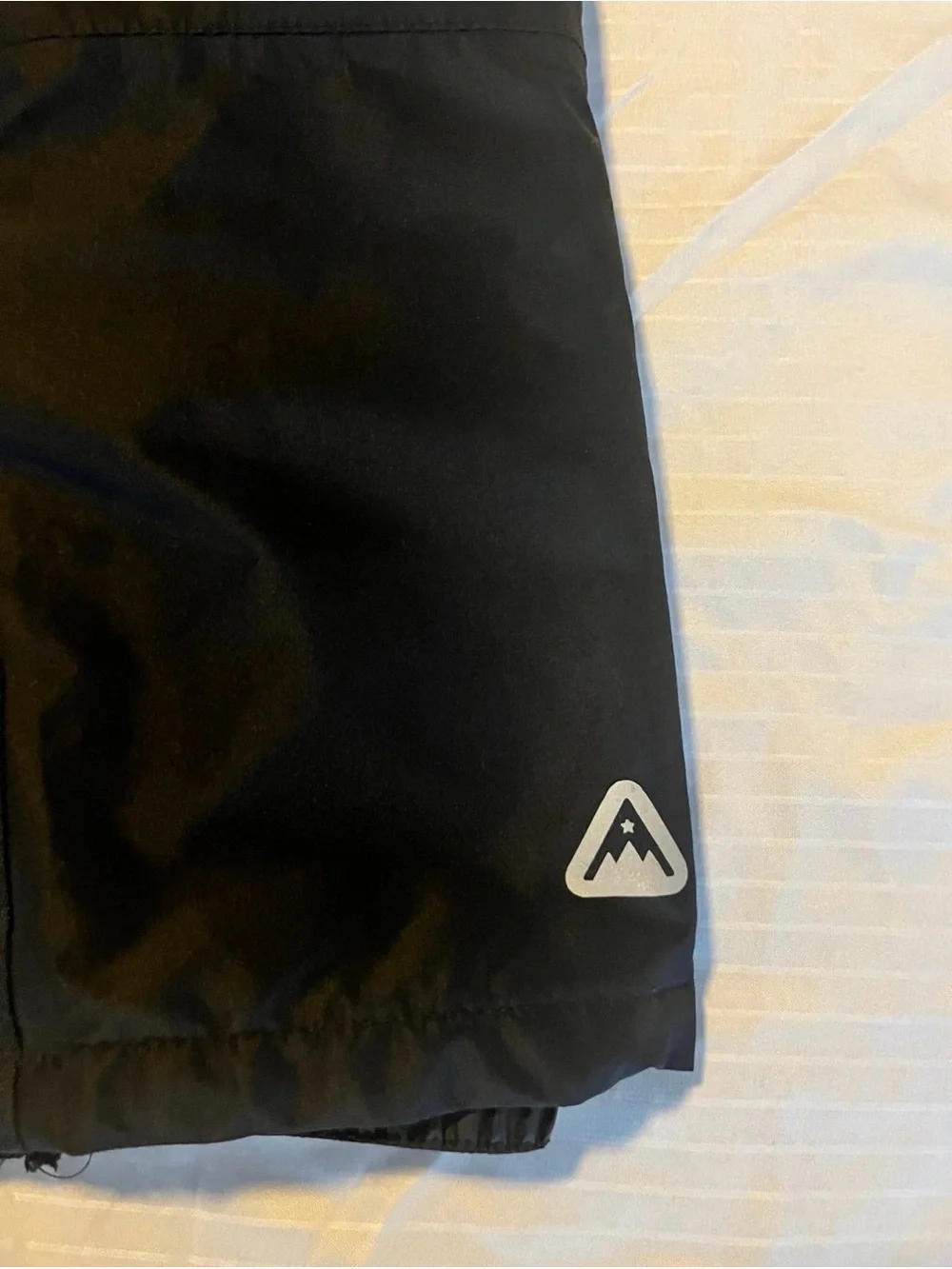 Boys Snow Suit Pants Bib  Black Size 2T-4T Adjustable straps Double Lined